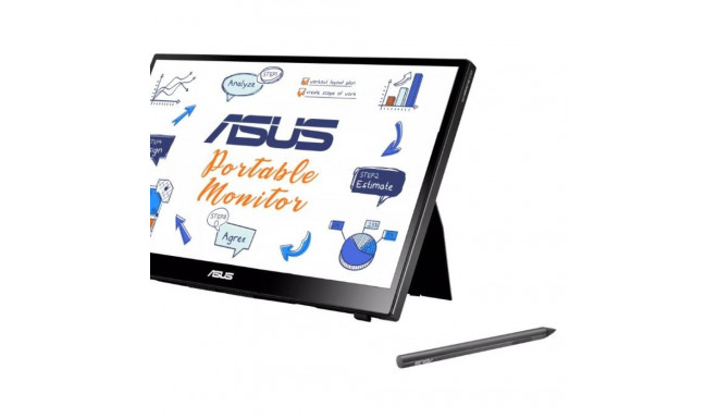 Monitor ZenScreen Ink MB14AHD 14 cali IPS 10-point touch, Stylus Pen, USB Type-C, Micro HDMI