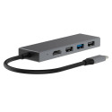 Adapter HUB USB C 7in1 - HDMI, USBx3, PD, SD/TF