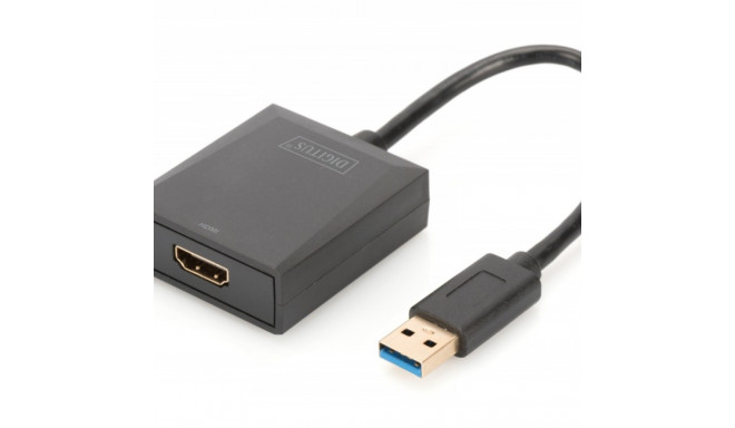 The Digitus DA-70841 is a USB 3.0 to HDMI adapter designed to connect a computer or