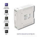 DIN rail power supply 10W, 12V, 0.83A, Slim