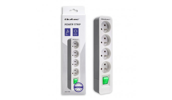 Power strip 4 sockets, 1.8m