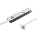 Power strip 4 sockets, 1.8m