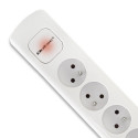 Power strip 5 sockets, 1.8m, White