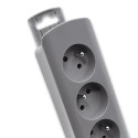Power strip 6 sockets, 1.8m, Grey