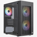 Aerocool computer case Hexform TG FRGB USB 3.0 Mini Tower black