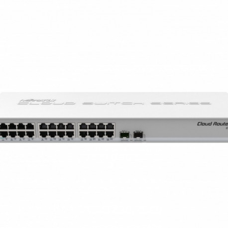 MikroTik Switch24xGbE 2 xSFP+CRS326-24G-2S+RM-M