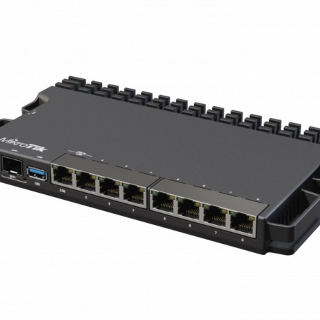 The MikroTik RB5009UG+S+IN is a high-performance, compact flagship router designed 