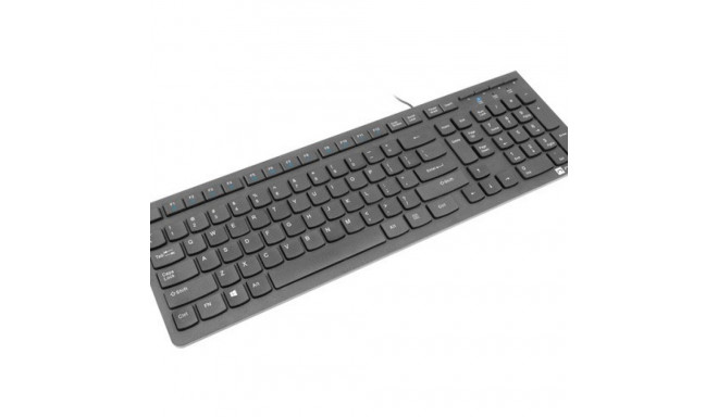 The Keyboard Discus 2 Slim (Black) is a sleek, low-profile peripheral designed for 