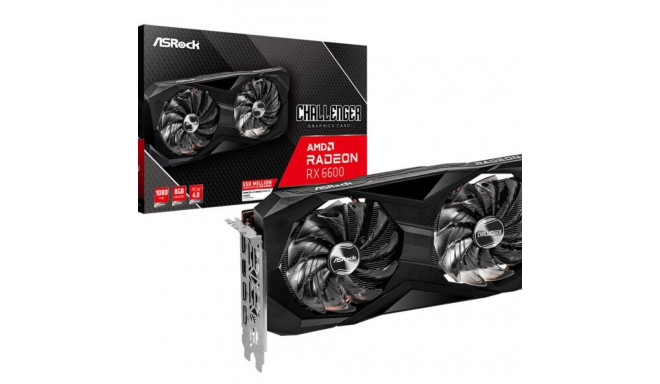 Graphics card Radeon RX 6600 Challenger D 8GB 128bit GDDR6 3DP/HDMI
