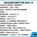 Blocks Messerschmitt Me262 A-1a