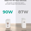 AUKEY PA-B6S White Omni a Mix GaN ultrafast Wal