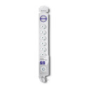 Surge protector 8 sockets, 1.5m
