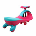 Ride-on Swing Car with music and light Pink-Sky