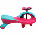 Ride-on Swing Car with music and light Pink-Sky