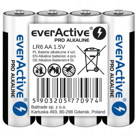 Batteries LR6/AA Pro Alkaline 4 pcs