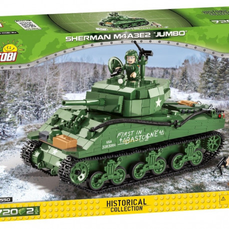 Sherman M4A3E2 Jumbo klotsid