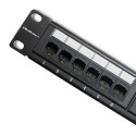 Patch panel RACK 24 ports, cat.5e UTP