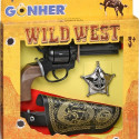 Cowboy set - Revo lver holster and badge Gonher