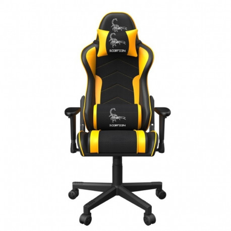 Product Title: Ergonomic High-Back Racing Style Gaming Chair - Black and Yellow
