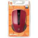 OPTICAL MOUSE ACCURA MM-935 RF RED