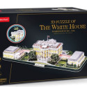 Cubic Fun Puzzle 3D LED White House