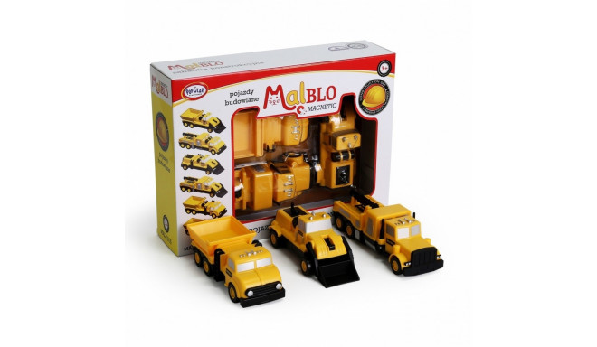 MalBlo Magnetic Construction vehicles