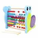 Malowany Las developmental toy Wooden Abacus Snail