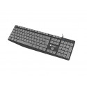 Natec klaviatuur Nautilus Slim US