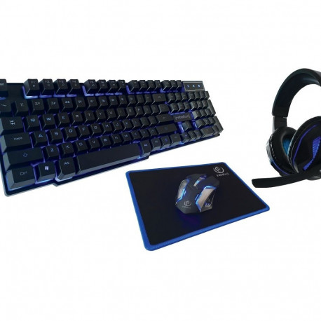 Gaming kit:keyboard+mous +pad+headphone