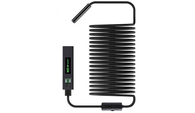 Output: 5m Hardwire WiFi Endoscope Inspection Camera - 8mm Lens with LED Lights
