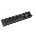 Power strip Z5 3m 5x230V 10A Z5/30/CZ black