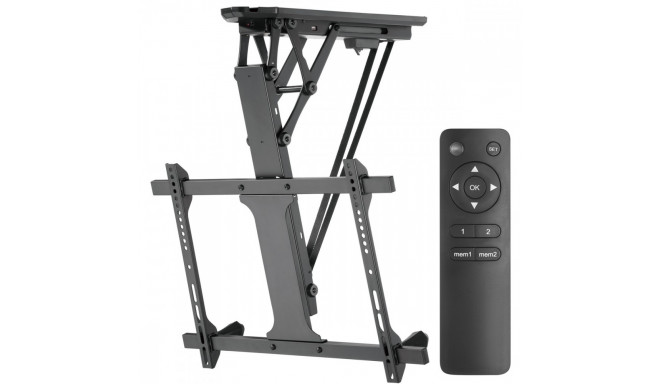The Maclean MC-880 is a motorized, remote-controlled ceiling mount designed for lar