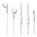 In-ear headphone + microphone, white