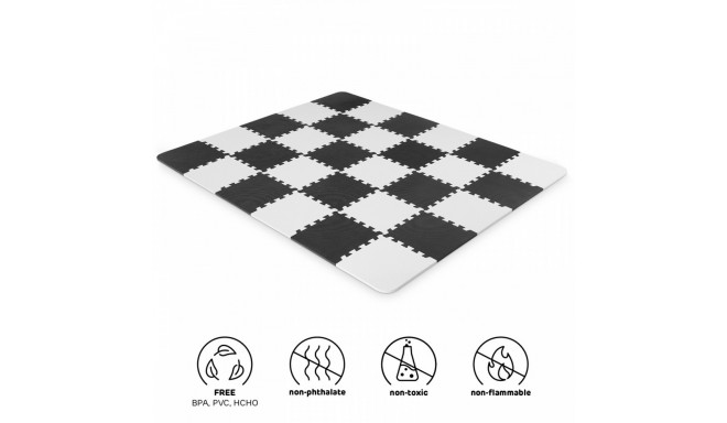 Kinderkraft puzzle mat Luno, black/white