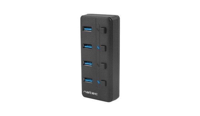 USB Hub 4 Mantis 2 USB 3.0 ports with switch + power supply