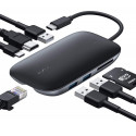 Aukey USB hub CB-C71 USB-C 8in1