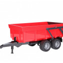 Tipping trailer red