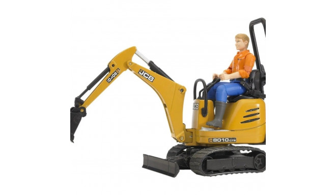 Micro excavator JCB 8010 CTS with figure