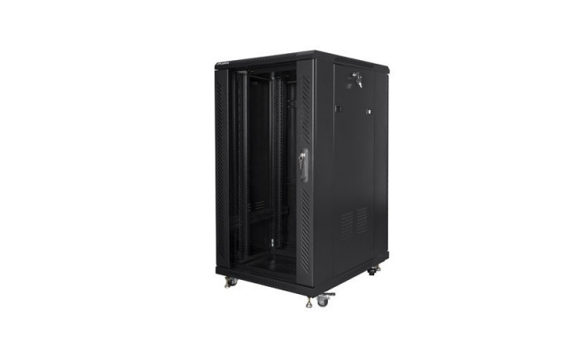 Free satnding cabinet 19 inches 22U 600X800mm black