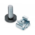 Installation screw M6 50pcs silver