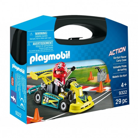 Figurine set Action 9322 Go-Kart Racer Carry Case