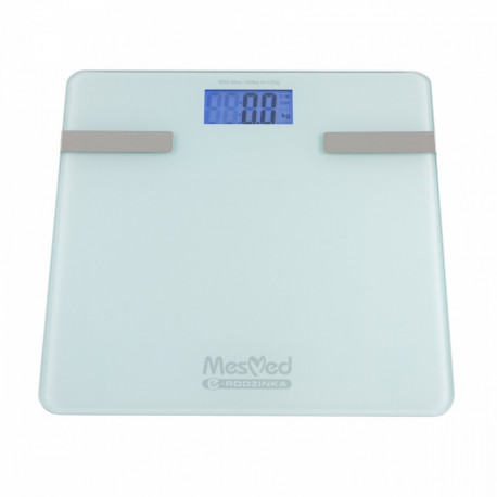 Bathroom scale MesMed MM-810 BLT Veje Biala