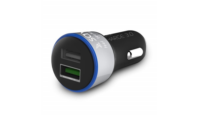 Car Quick Charge charger Savio SA-06/B, 2xUSB 5.4A