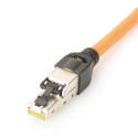 Connector for assembly Ethernet RJ45 cat.6a AWG 22-27, 10 GBit Ethernet, PoE +