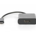 Digitus videosignaali jagaja HDMI 4K 30Hz UHD - USB-C 3.1 15cm