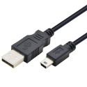TB kaabel USB - miniUSB 1m, must