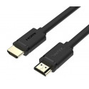 Cable HDMI M/M 1.5M v2.0 , gold, basic; Y-C137M
