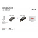 Extender HDMI do 50m Cat.6/7, 1080p 60Hz FHD, HDCP 1.2, z audio (set)