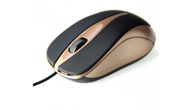 Optical mouse Plano black-gold