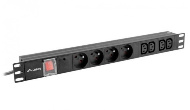 Ülepingekaitse Rack PDU 1U 10A 4X 230V PL 4X IEC C13 2m C14 must